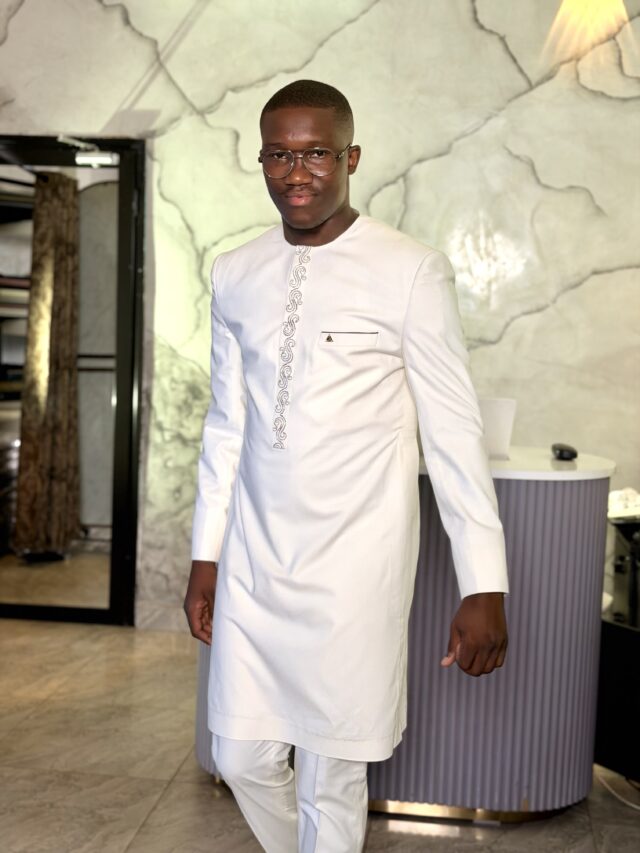 Costume Africain Blanc